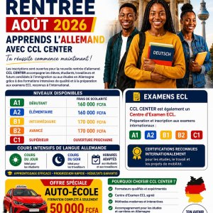 thumbnail for Nouvelle Rentrée Août 2026 : Apprends l’Allemand et certifie ton niveau avec CCL Center !