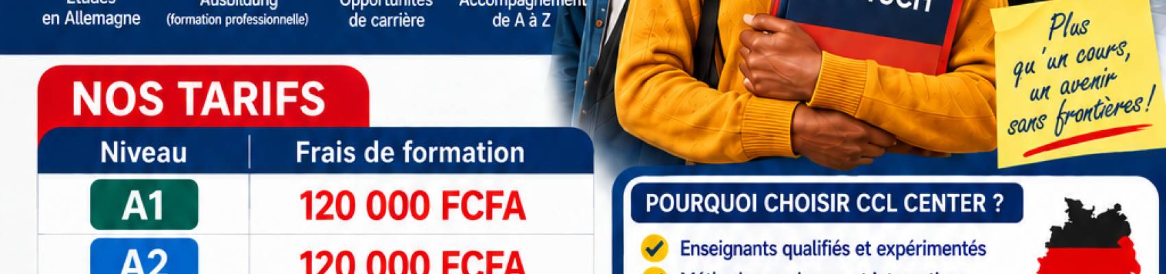 Banner image for Le CCL Center s’implante au Cameroun : Rentrée d’Octobre 2026 à Yaoundé
